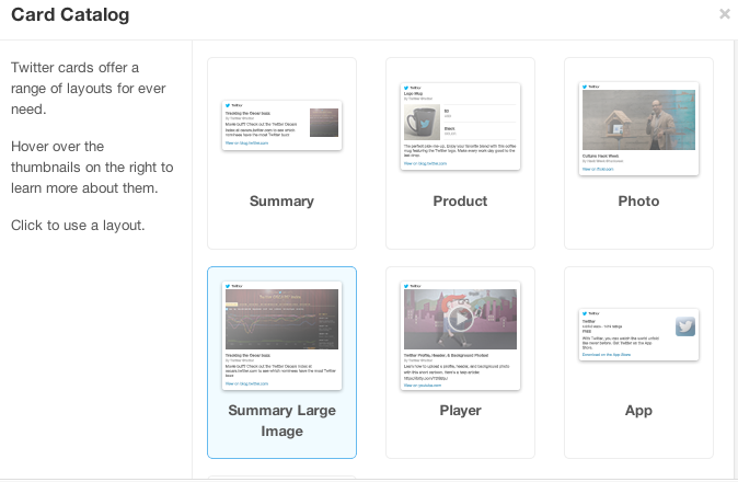 twitter cards