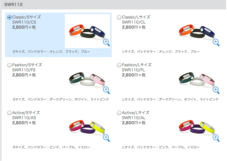 SmartBand_リストバンド_「SWR110」の商品購入｜ソニーの公式通販サイト　ソニーストア（Sony_Store）