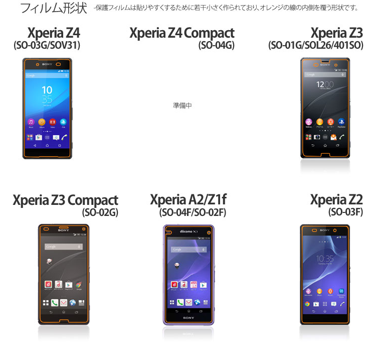 【楽天市場】docomo_au_Softbank_Xperia_Z4_Z4Compact_Z3_Z3_Compact_A2_Z2_Z1f_SO-04G_SOV31_SO-03G_SO-02G_SOL26_SO-01G_401SO_SO-04F_SO-03F_エクスぺリア_液晶保護_シート_フィルム_画面_光沢ハードコート_指紋・反射防止_傷がつきにくい_ドコモ_ソフトバンク_エーユー_AIF-SO：すまほグッズのTMC