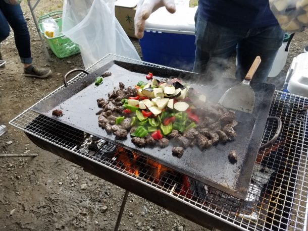 カンガルーの夏野菜炒め