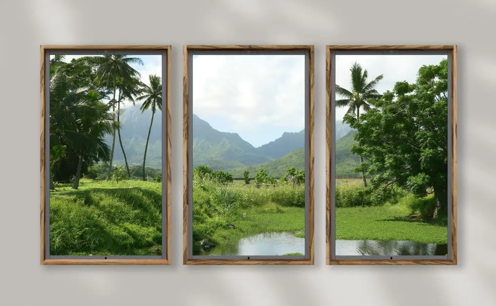 部屋の中に新たな窓を。ここではない風景を映せるAtmoph Window