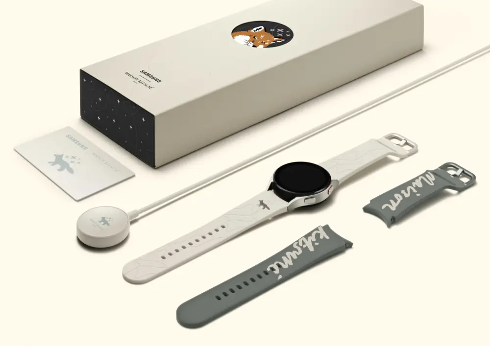 Galaxy Watch 4とBuds 2、ライフスタイルブランドMaison Kitsuné
