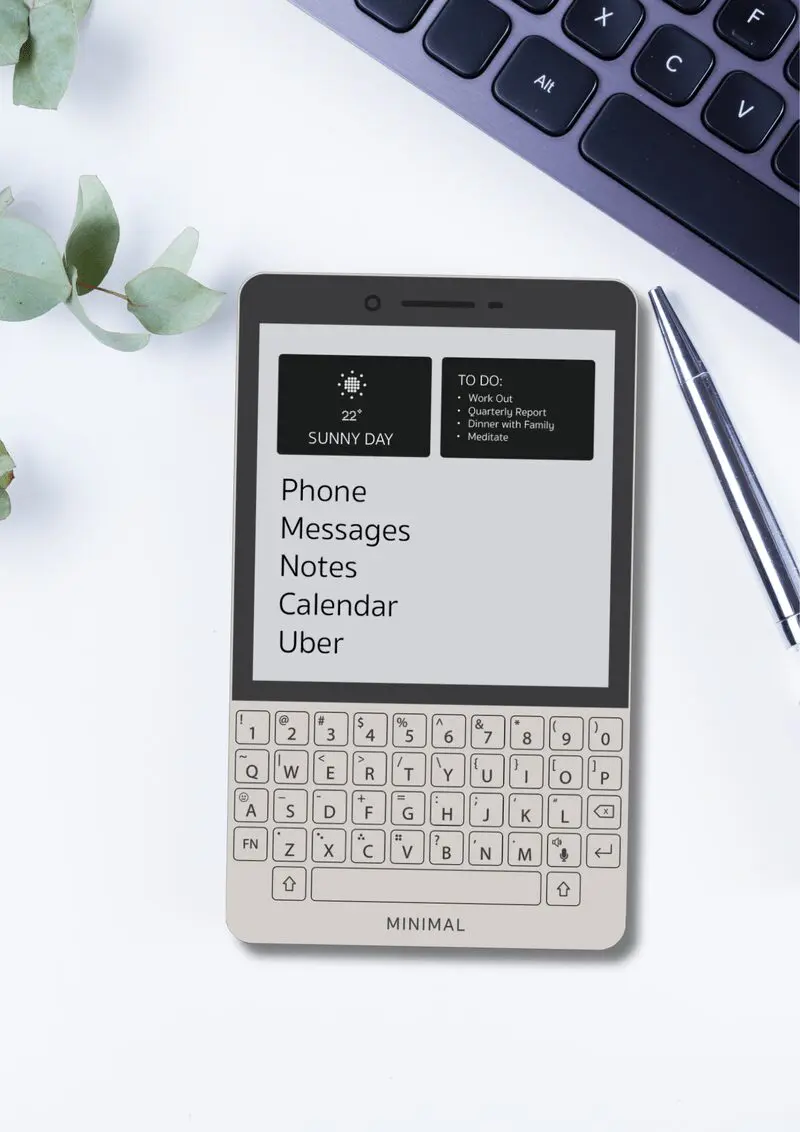 minimal phone ホワイト本体1台