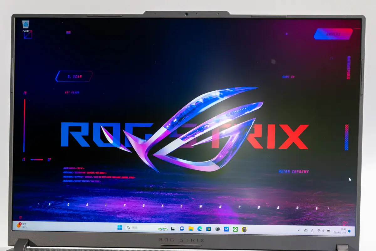 ROG Strix G16（2024）」レビュー。14世代Core i9にRTX 40シリーズ搭載