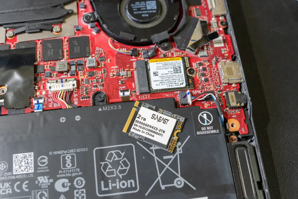 ROG Flow X13（GV302XI）のSSDを2TBに換装してみた | Dream Seed