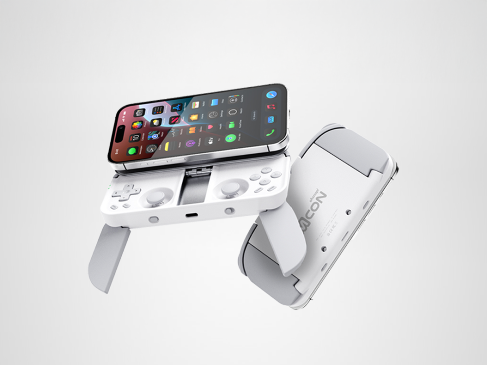 マグネットでスマホに貼りつくスライド式コントローラ「MCON」 | Dream