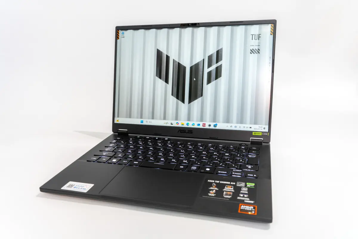 34万円で RTX 5060搭載！14型ゲーミングノート「ASUS TUF Gaming A14