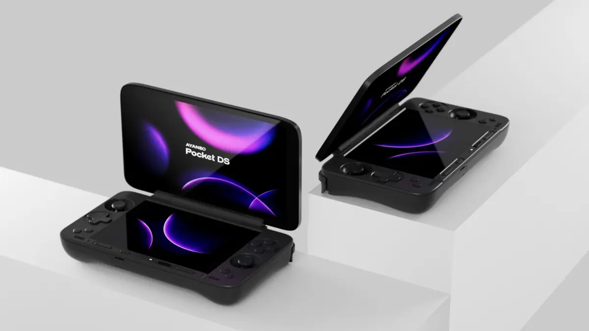 2画面Androidゲーム端末「AYANEO Pocket DS」クラファン開始