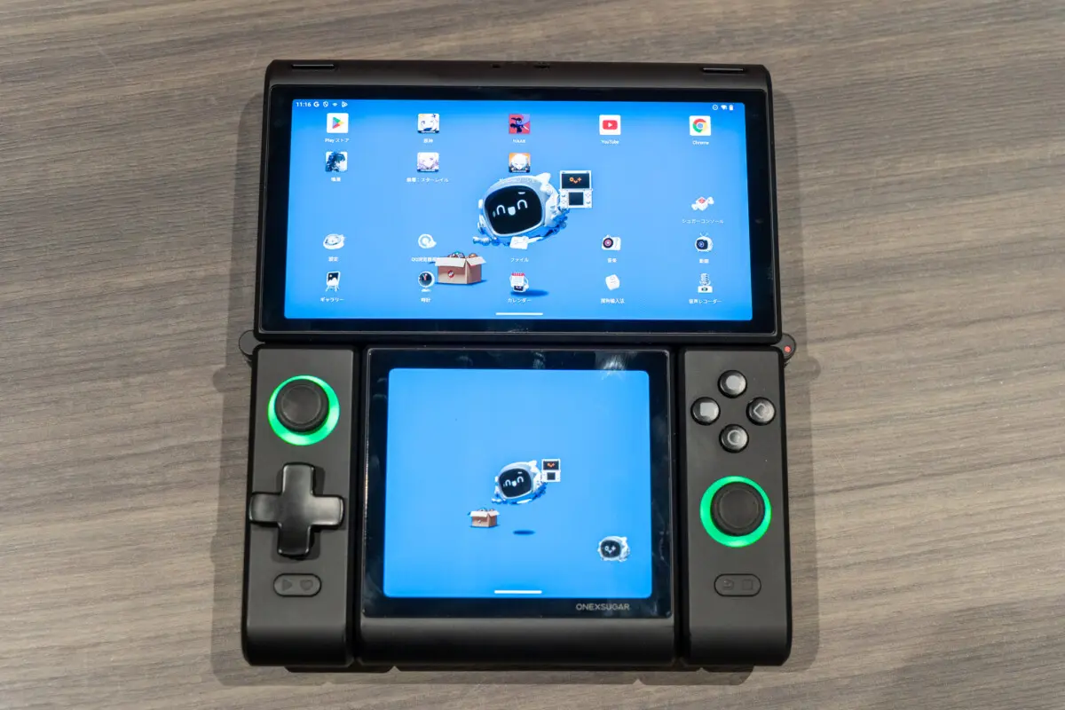 可変型2画面Androidゲーム機「ONEXSUGAR SUGAR 1 国内正規版」、11月