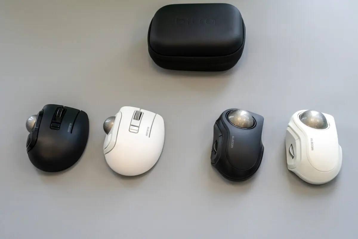 エレコム、トラックボールマウスの新モデル「HUGE PLUS」「bitra」計3