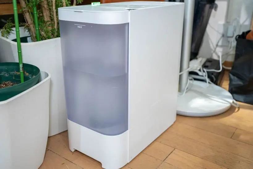 SwitchBotの気化式加湿器を使ってわかった実力。静か・清潔・省エネが