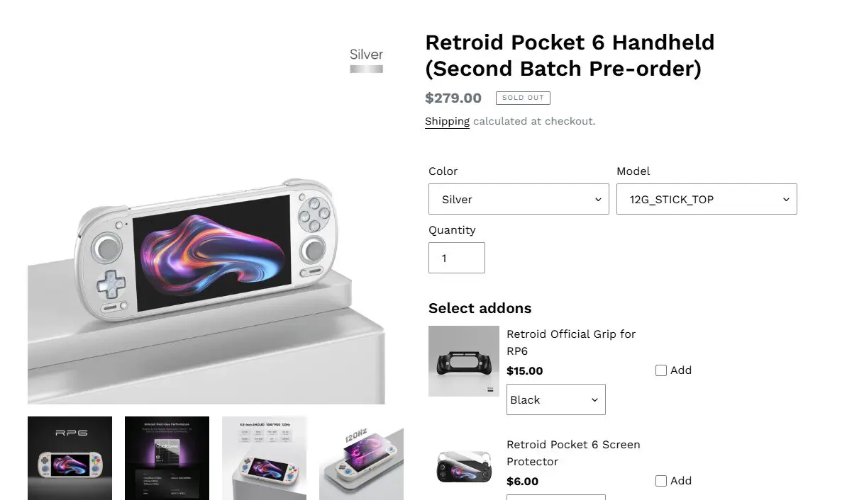 Retroid Pocket 6が値上げ・12GBモデル廃止へ メモリ価格高騰がAndroid