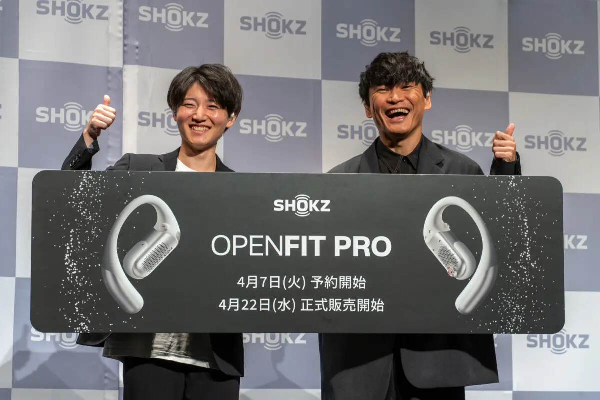 Shokz「OpenFit Pro」発表。耳を塞がないのにノイズを低減する新