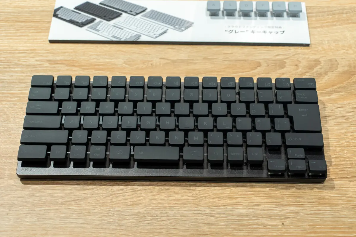 FCCLの「FMV Keyboard X」がクラウドファンディング開始——磁気スイッチ