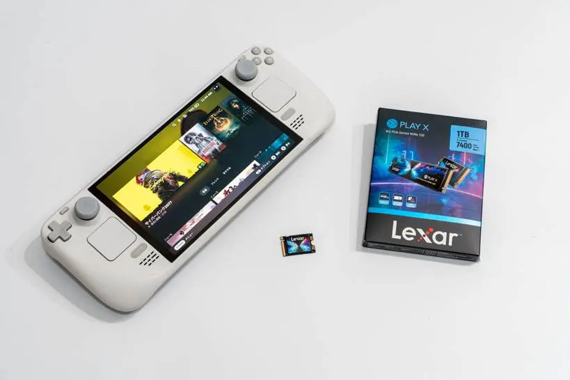 Lexar PLAY X 1TB M.2 SSD とサンダーボルト5ケースセット Lexar PLAY X 1TBレビュー、ちょっと珍しい2030サイズの高速NVMe SSD