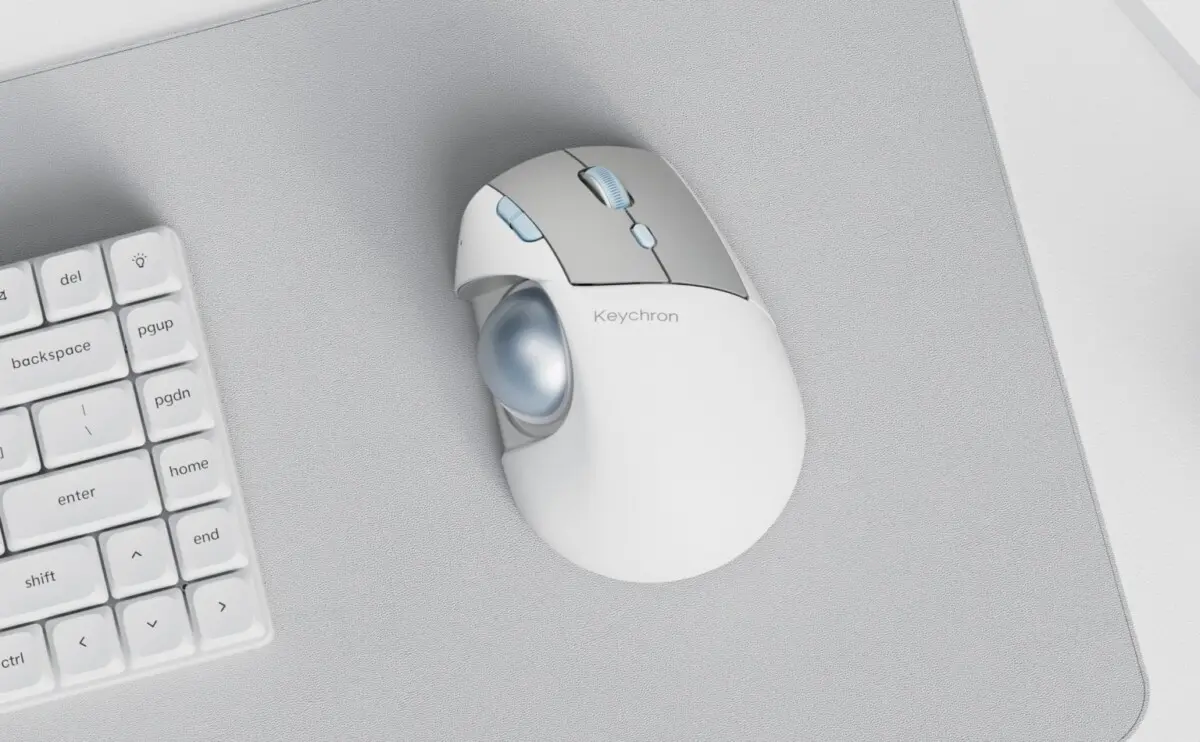 Keychronがブランド初のトラックボールマウス「Keychron T1 HE」を発表